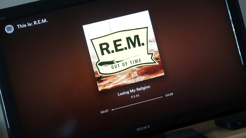 Spotify can also be controlled on a Chromecast via Google Home.
